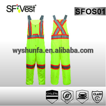 reflective coverall construction workwear overalls hi vis workwear safety clothing for man CSA Z96-09